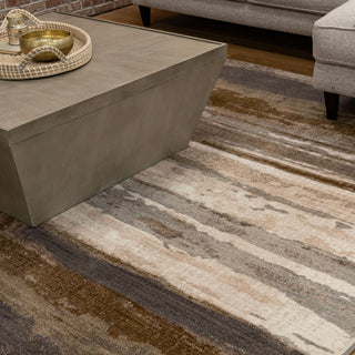 Karastan Milestones Lithology Light Grey Area Rug by Drew and Jonathan Home Lifestyle Image Feature