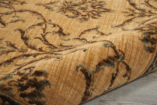 Nourison Radiant Impression LK08 Beige Area Rug Corner Image