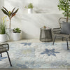 LIVABLISS Lakeside LKD-2300 Cream Area Rug Room Scene Feature