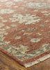 Ancient Boundaries Lily LIL-02 Antique Brick Area Rug Corner Image