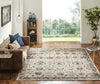 Ancient Boundaries Lily LIL-08 Chino/Indigo Area Rug Lifestyle Image Feature