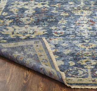 Ancient Boundaries Lily LIL-09 Vintage Denim Area Rug Folded Backing Image