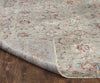 Ancient Boundaries Lily LIL-10 Pearl Grey Area Rug Folded Backing Image