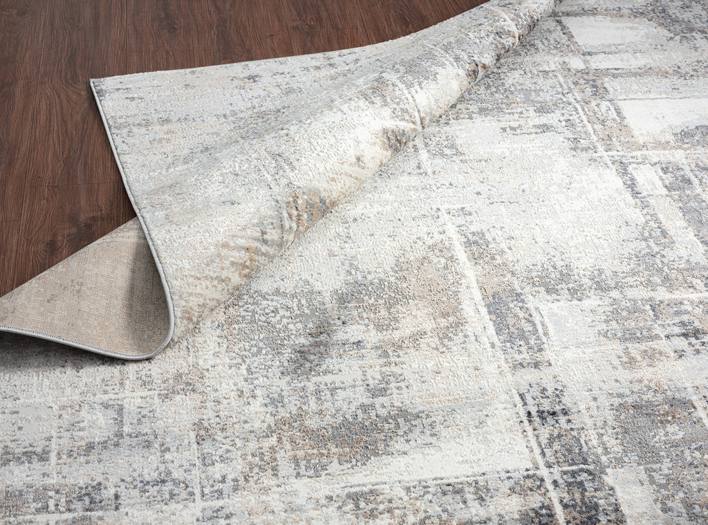 K2 Lumina LM-032 Greys/Sand Tones Area Rug Lifestyle Image Feature