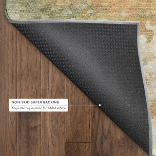 Dalyn Lumara LM1 Aloe Area Rug Backing Image