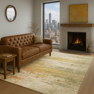 Dalyn Lumara LM1 Aloe Area Rug Lifestyle Image Feature