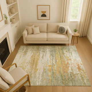 Dalyn Lumara LM1 Aloe Area Rug Lifestyle Image Feature