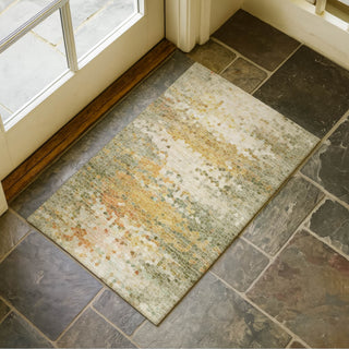 Dalyn Lumara LM1 Aloe Area Rug Scatter Lifestyle Image Feature