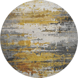 Dalyn Lumara LM1 Graphite Area Rug Round Main Image
