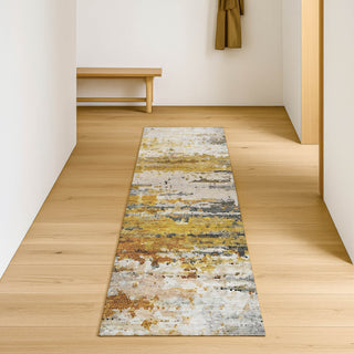 Dalyn Lumara LM1 Graphite Area Rug Runner Lifestyle Image Feature