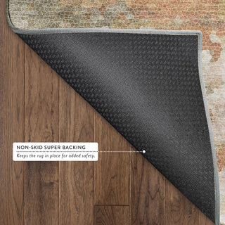Dalyn Lumara LM1 Khaki Area Rug Backing Image