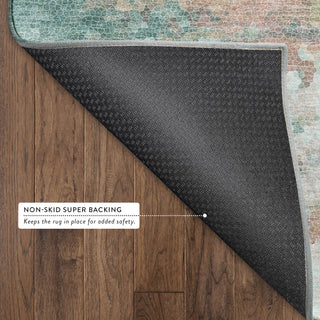 Dalyn Lumara LM1 Seafoam Area Rug Backing Image