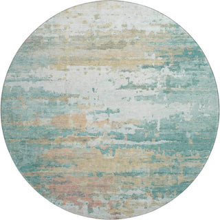 Dalyn Lumara LM1 Seafoam Area Rug Round Main Image