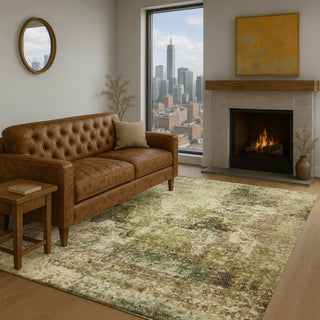 Dalyn Lumara LM2 Aloe Area Rug Lifestyle Image Feature