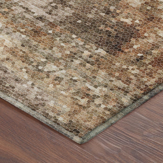 Dalyn Lumara LM2 Copper Area Rug Corner Image