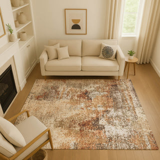 Dalyn Lumara LM2 Copper Area Rug Lifestyle Image Feature