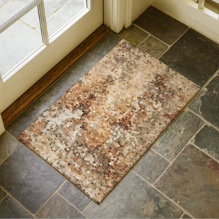 Dalyn Lumara LM2 Copper Area Rug Scatter Lifestyle Image Feature
