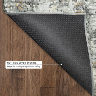 Dalyn Lumara LM2 Khaki Area Rug Backing Image