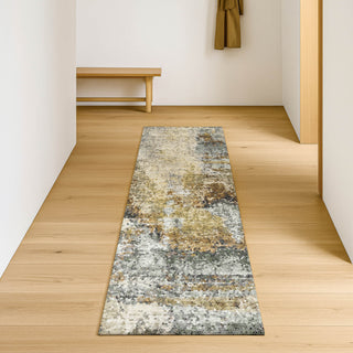 Dalyn Lumara LM2 Khaki Area Rug Runner Lifestyle Image Feature
