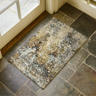 Dalyn Lumara LM2 Khaki Area Rug Scatter Lifestyle Image Feature