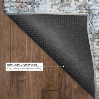 Dalyn Lumara LM2 Putty Area Rug Backing Image