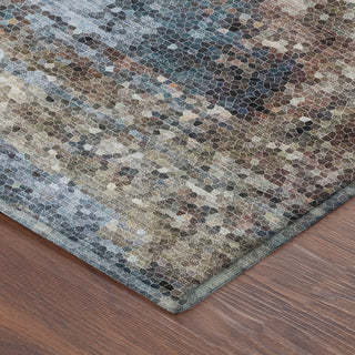 Dalyn Lumara LM2 Putty Area Rug Corner Image