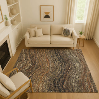 Dalyn Lumara LM3 Brown Area Rug Lifestyle Image Feature