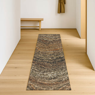 Dalyn Lumara LM3 Brown Area Rug Runner Lifestyle Image Feature