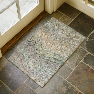 Dalyn Lumara LM3 Sage Area Rug Scatter Lifestyle Image Feature