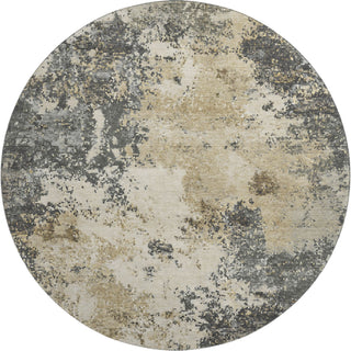 Dalyn Lumara LM4 Pewter Area Rug Round Main Image