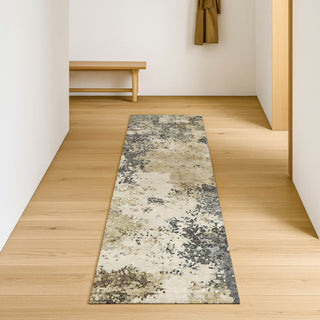 Dalyn Lumara LM4 Pewter Area Rug Runner Lifestyle Image Feature
