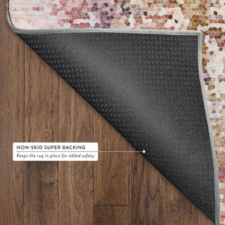Dalyn Lumara LM5 Blush Area Rug Backing Image