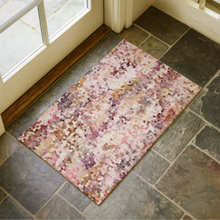 Dalyn Lumara LM5 Blush Area Rug Scatter Lifestyle Image Feature