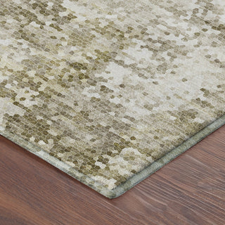 Dalyn Lumara LM5 Khaki Area Rug Corner Image