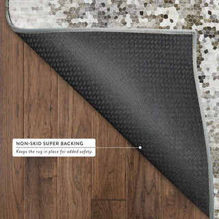 Dalyn Lumara LM5 Putty Area Rug Backing Image