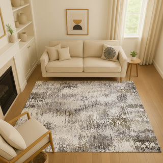 Dalyn Lumara LM5 Putty Area Rug Lifestyle Image Feature