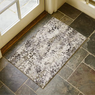 Dalyn Lumara LM5 Putty Area Rug Scatter Lifestyle Image Feature