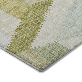 Dalyn Lorenzo LN1 Aloe Machine Washable Area Rug Corner Image
