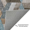 Dalyn Lorenzo LN1 Brown Machine Washable Area Rug Backing Image