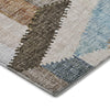 Dalyn Lorenzo LN1 Brown Machine Washable Area Rug Corner Image
