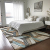 Dalyn Lorenzo LN1 Brown Machine Washable Area Rug Lifestyle Image Feature