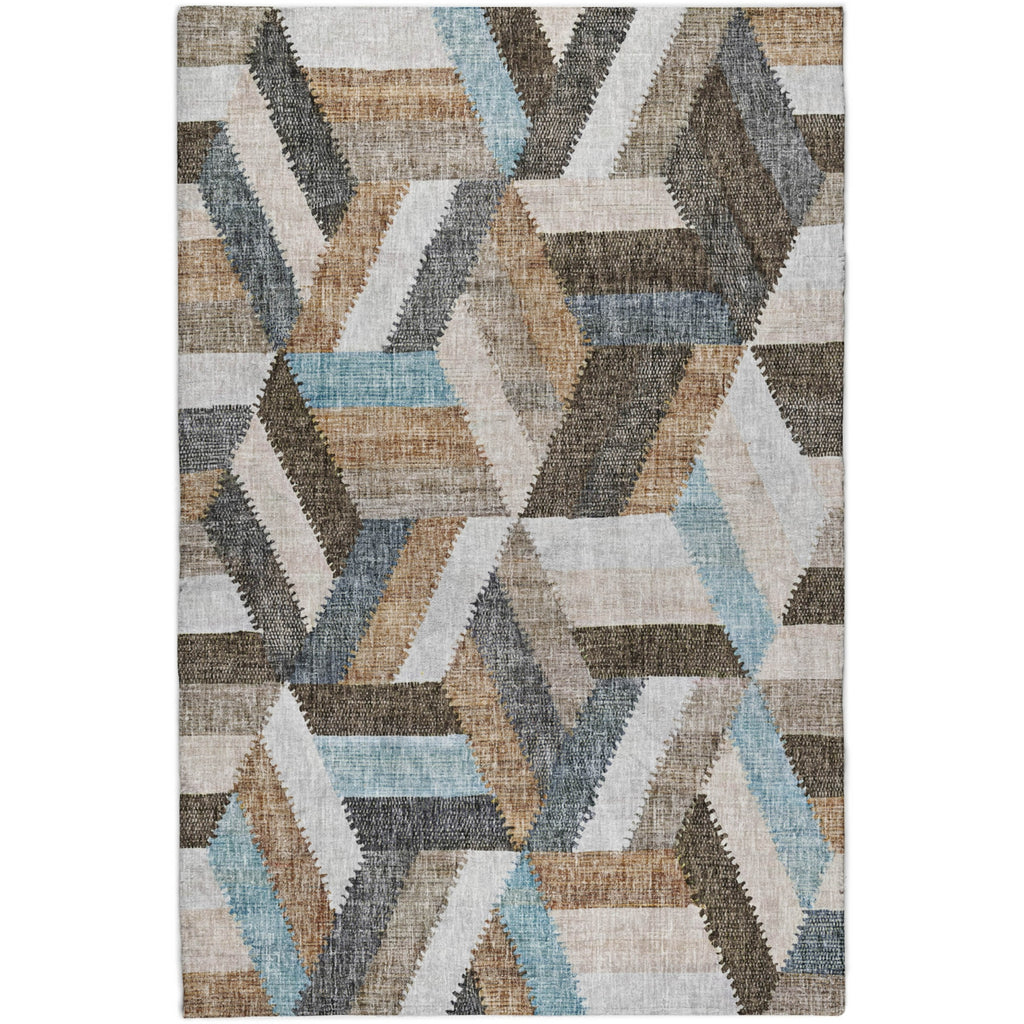 Dalyn Lorenzo LN1 Brown Machine Washable Area Rug main image