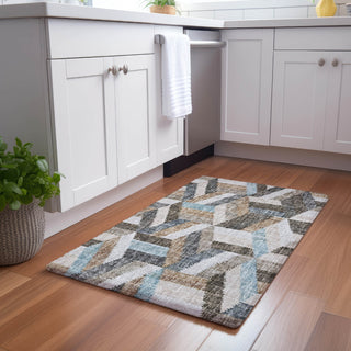 Dalyn Lorenzo LN1 Brown Machine Washable Area Rug Scatter Lifestyle Image Feature