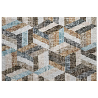 Dalyn Lorenzo LN1 Brown Machine Washable Area Rug Scatter Main Image