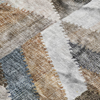 Dalyn Lorenzo LN1 Brown Machine Washable Area Rug Swatch Image