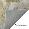 Dalyn Lorenzo LN1 Tan Machine Washable Area Rug Backing Image