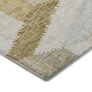 Dalyn Lorenzo LN1 Tan Machine Washable Area Rug Corner Image