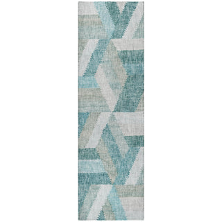 Dalyn Lorenzo LN1 Teal Machine Washable Area Rug Runner Main Image