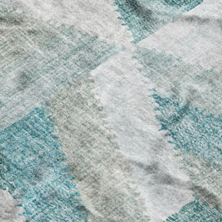 Dalyn Lorenzo LN1 Teal Machine Washable Area Rug Swatch Image