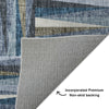 Dalyn Lorenzo LN2 Denim Machine Washable Area Rug Backing Image
